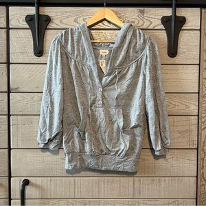 Ella Moss Ultra Soft Knit Pullover Sweater Hoodie